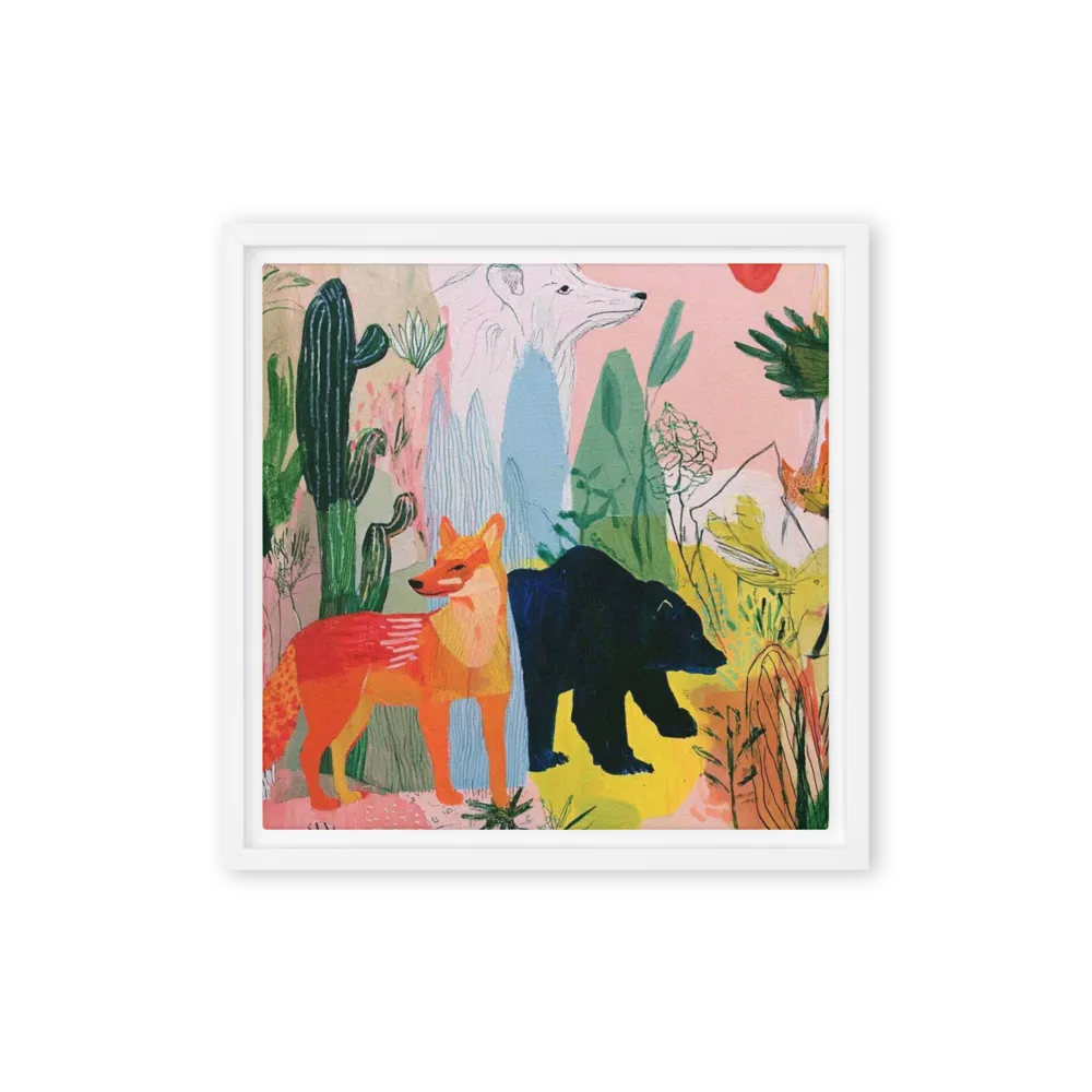 Guardians of the Wild 
 Poster with Black Frame | 10″x 10″