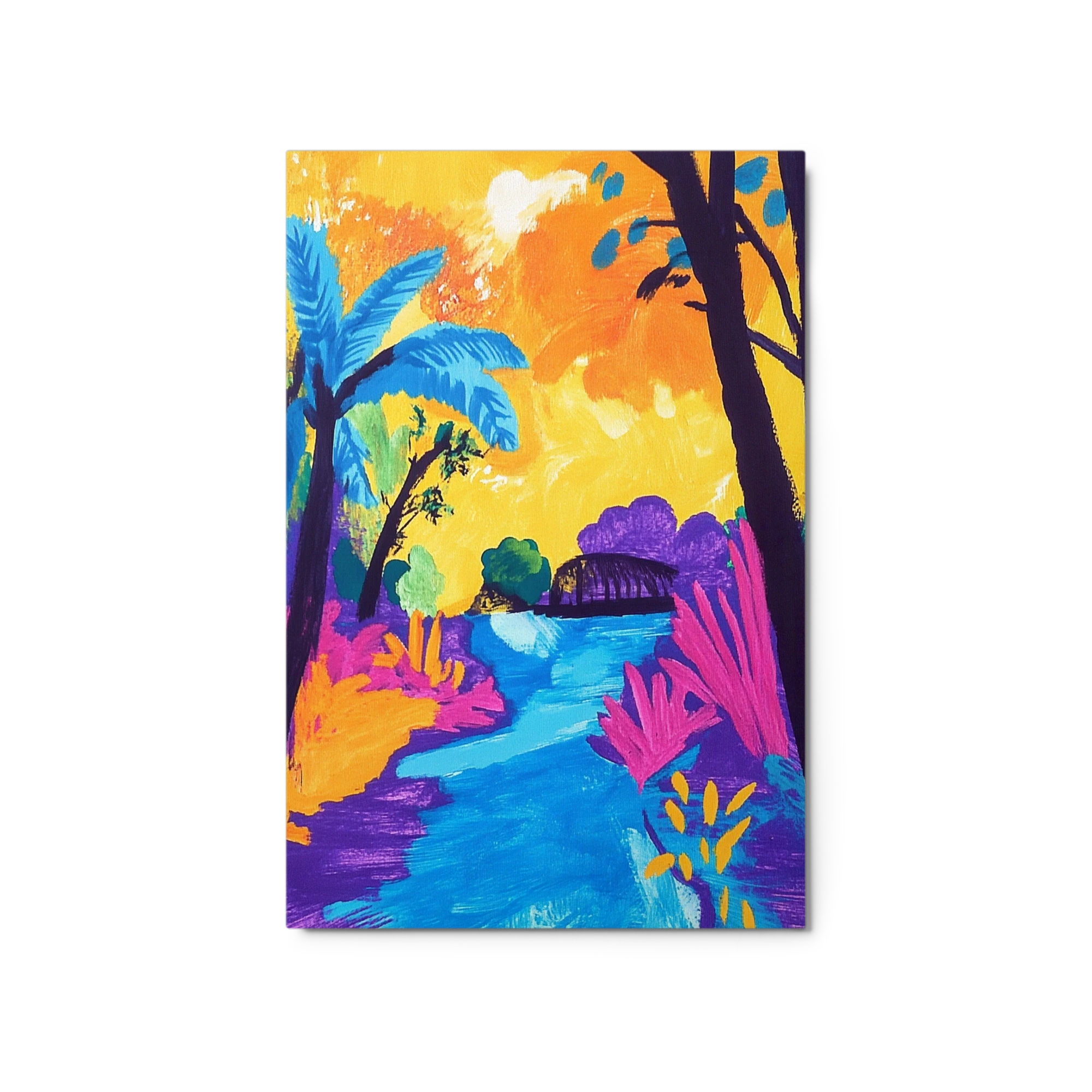 Vibrant Abstract Landscape