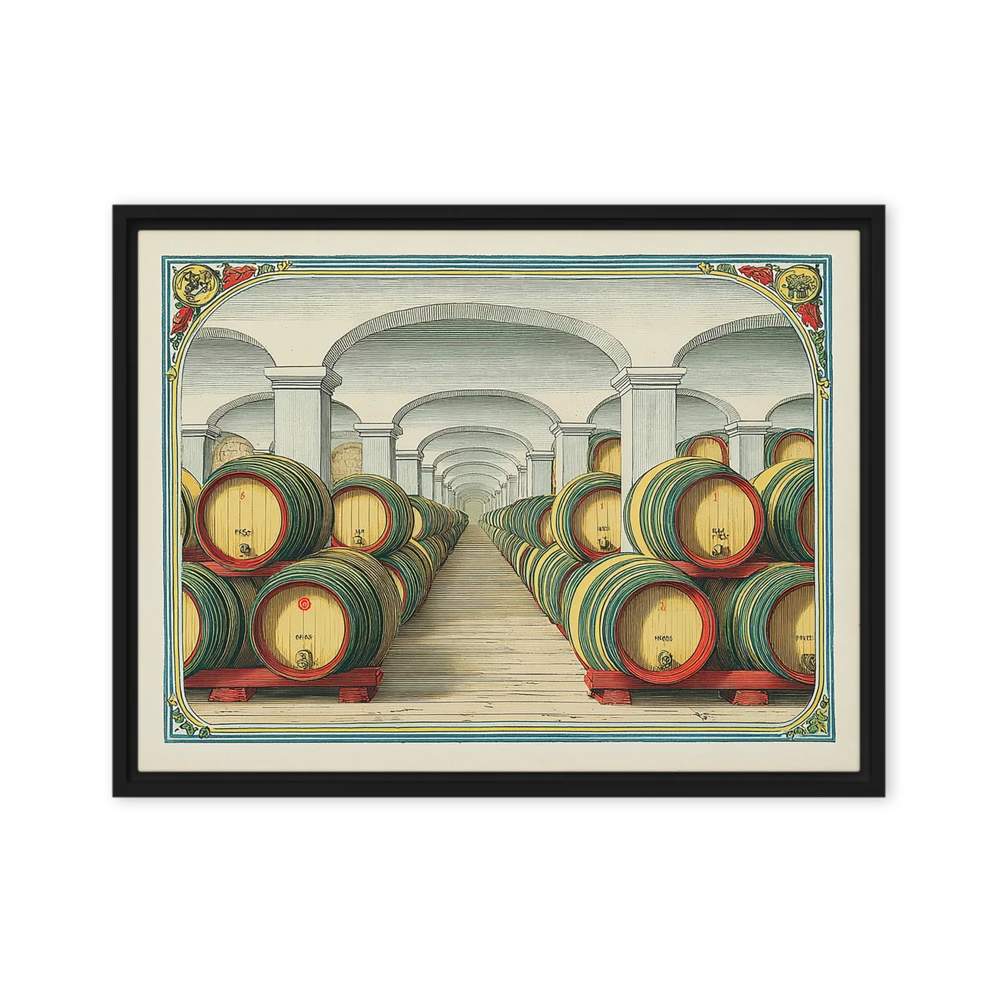 Vintage Wine Cellar | Art Print