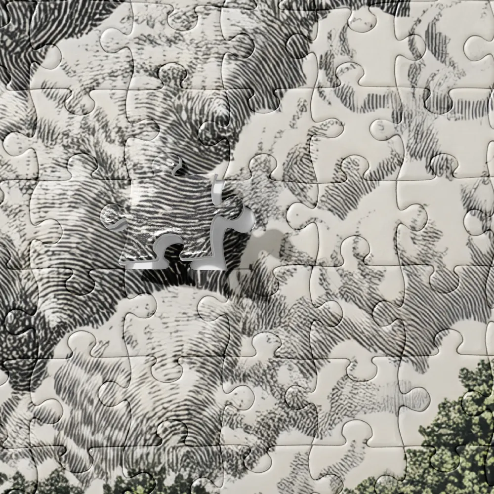 Whispering Woods and Wavy Waters 
 Jigsaw Puzzle