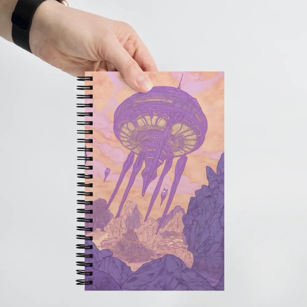 Floating Metropolis 
 Spiral Notebook | 140 pages