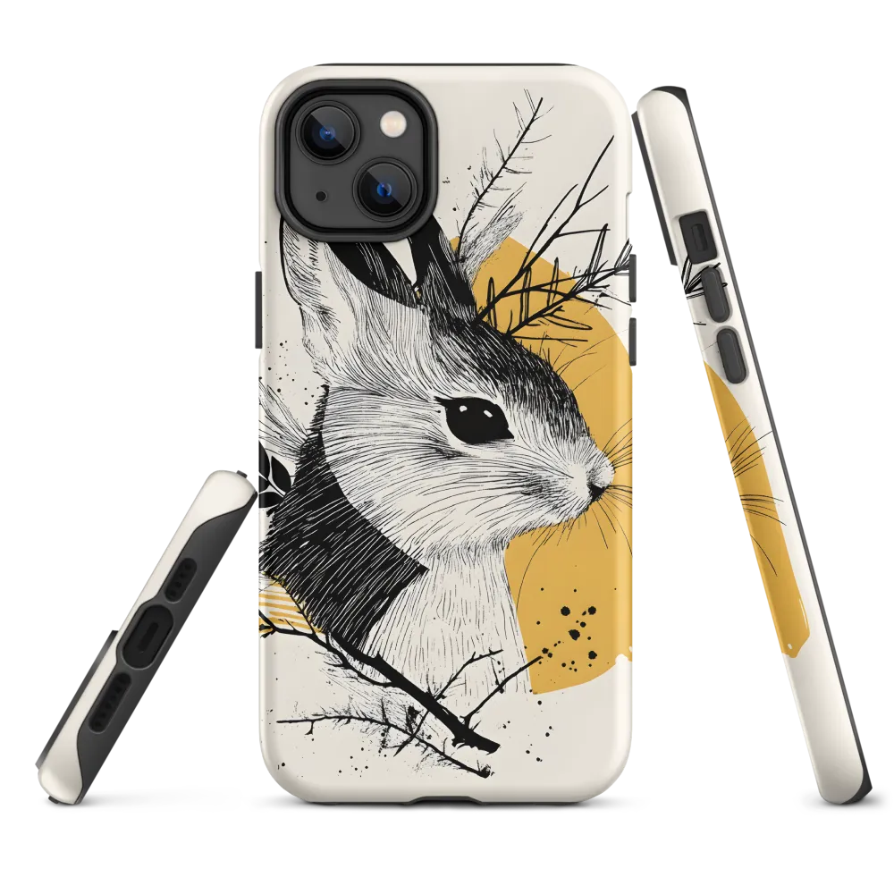 Botanical Hare Profile | Phone Case