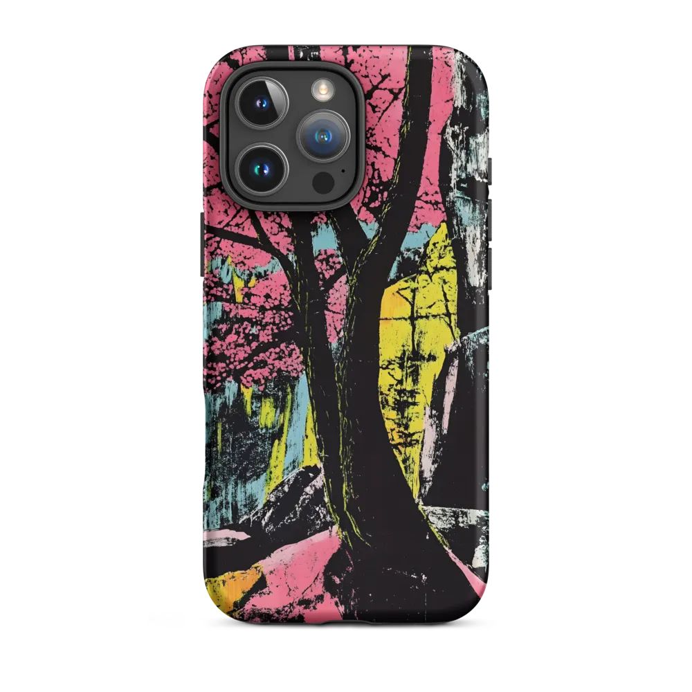 Pink Blossom Silhouette | Phone Case
