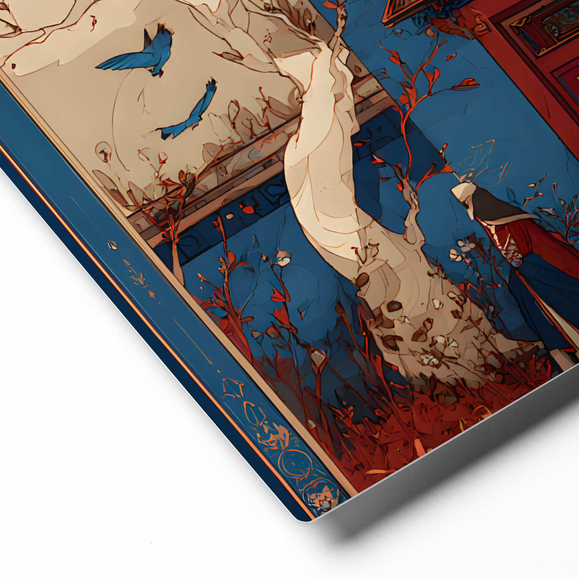 The Sentinel's Sanctuary 
 Canvas | 32″x 32″