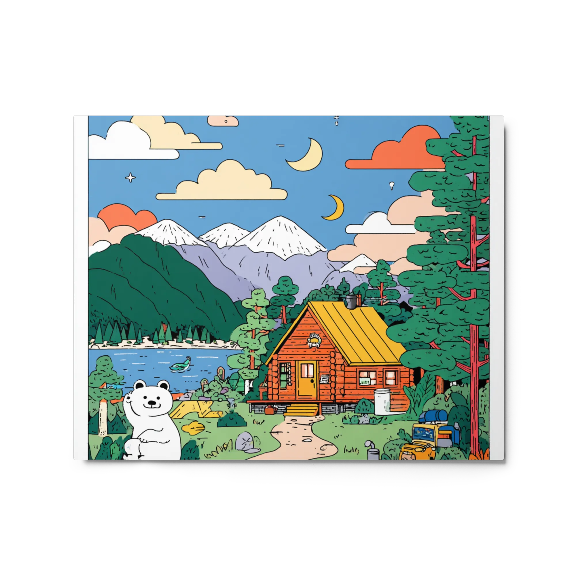 Whimsical Lakeside Cabin Adventure