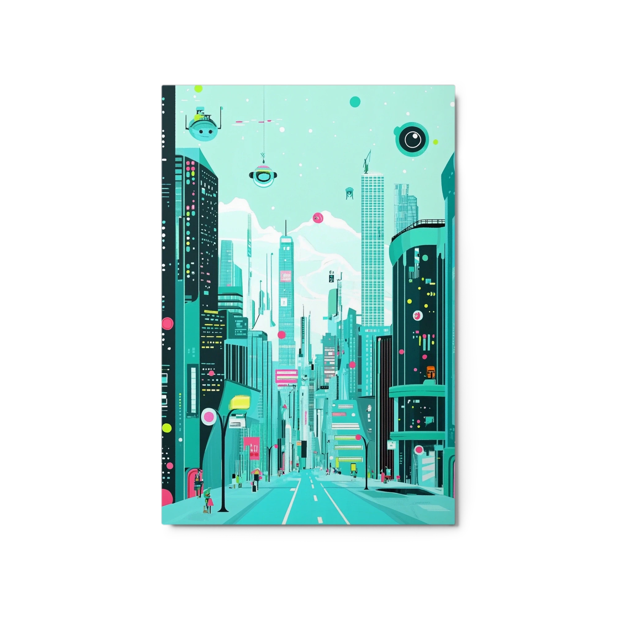 Futuristic Cityscape Illustration