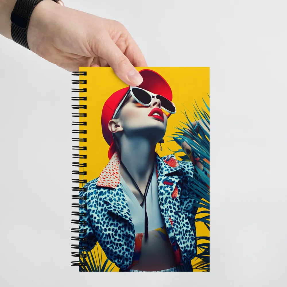 Tropical Pop Glamour 
 Spiral Notebook | 140 pages