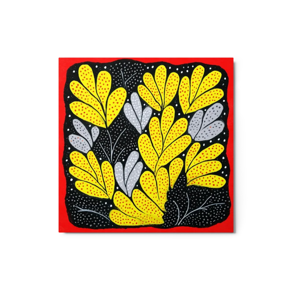 Dotted Folk Foliage | Art Print