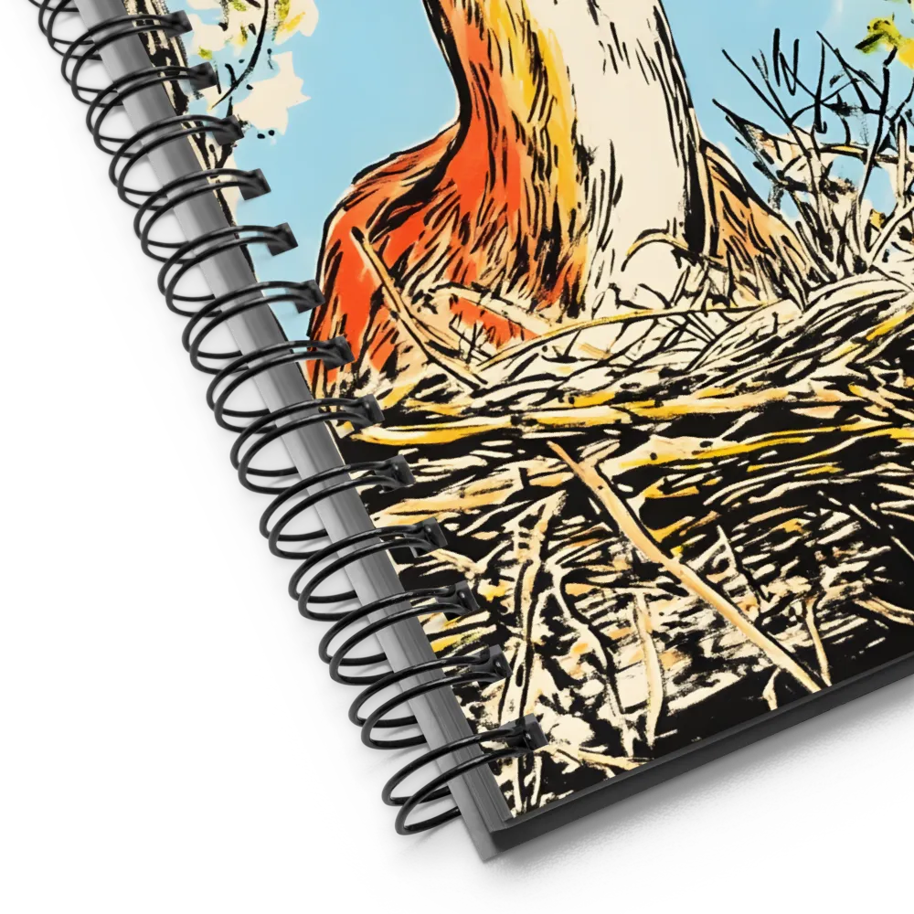 Forest Stag's Nest 
 Spiral Notebook | 140 pages