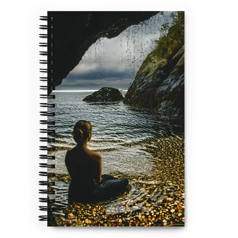Ocean's Gentle Embrace 
 Spiral Notebook | 140 pages