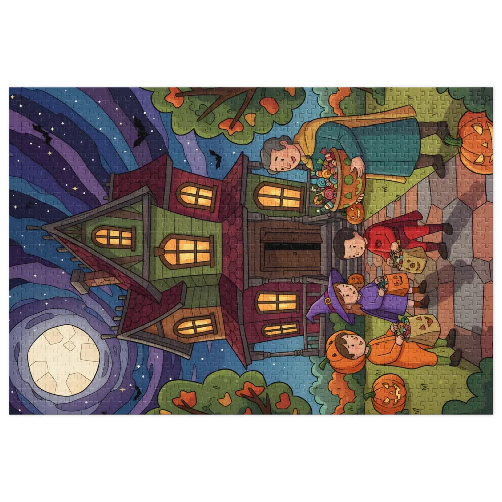 Moonlit Trick-or-Treat | Jigsaw Puzzles