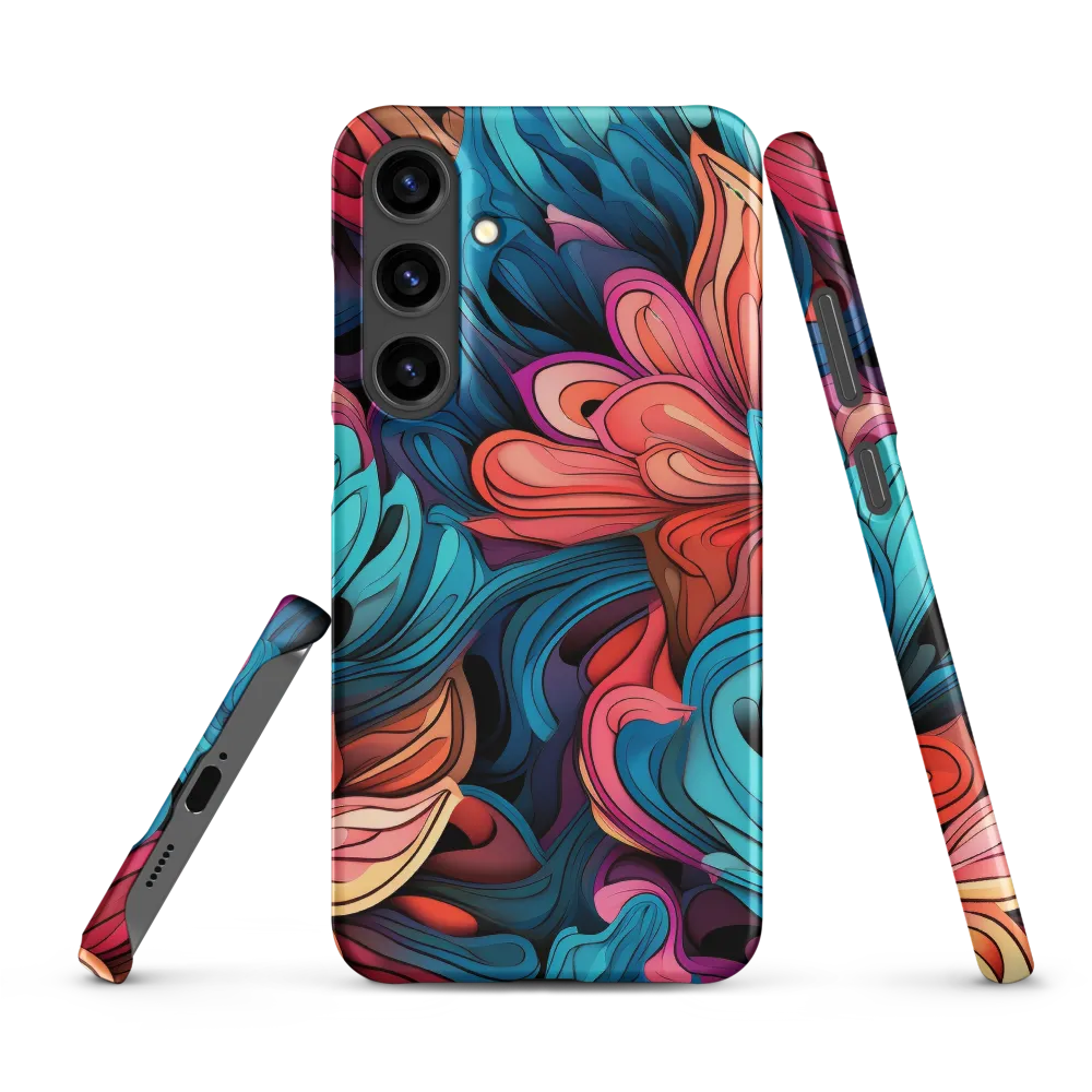 Vibrant Abstract Floral Design | Phone Case