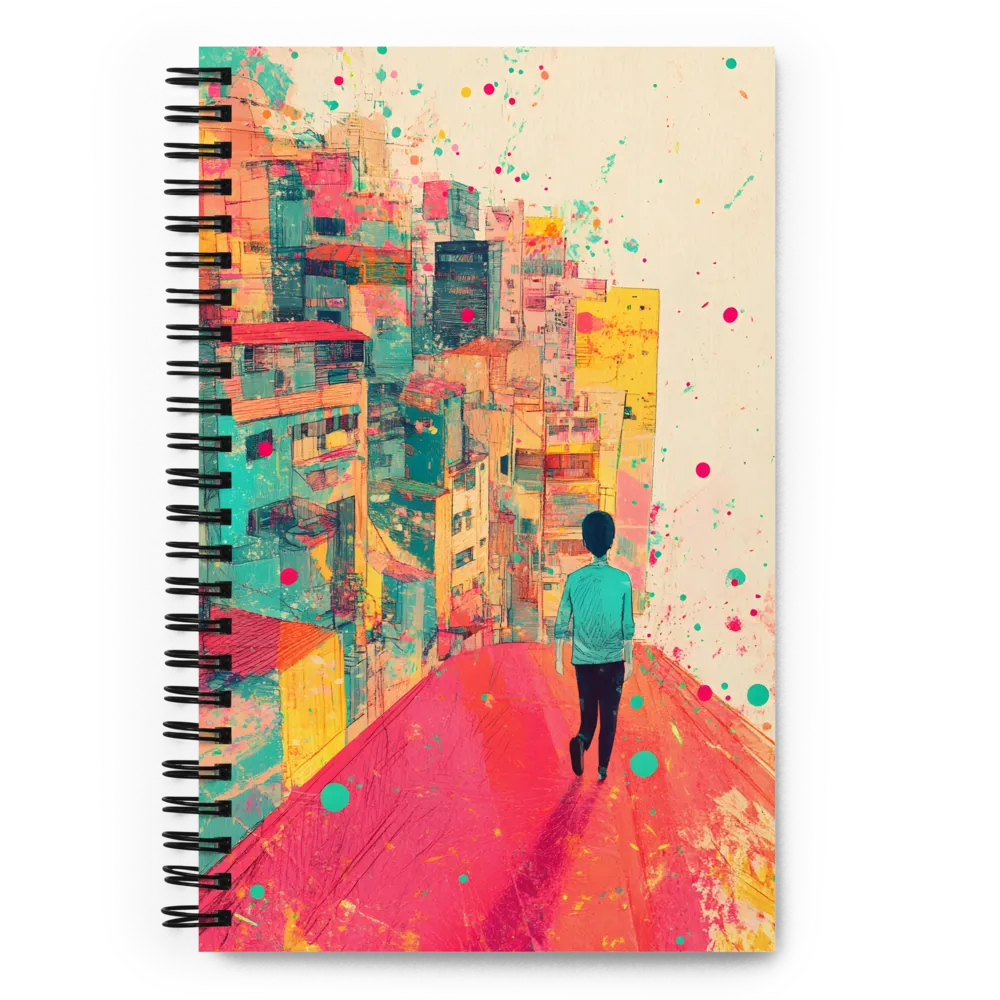Colorful City Exploration 
 Spiral Notebook | 140 pages