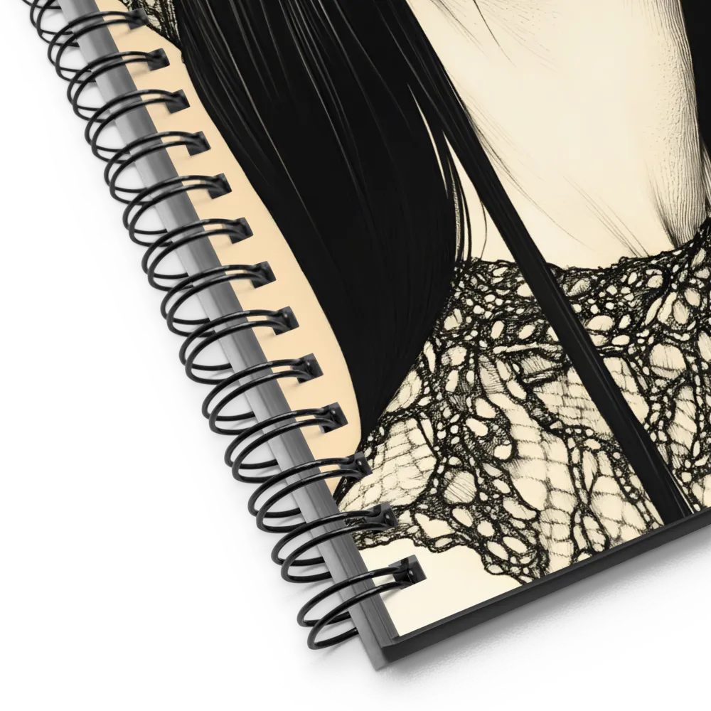 The Veiled Bloom 
 Spiral Notebook | 140 pages