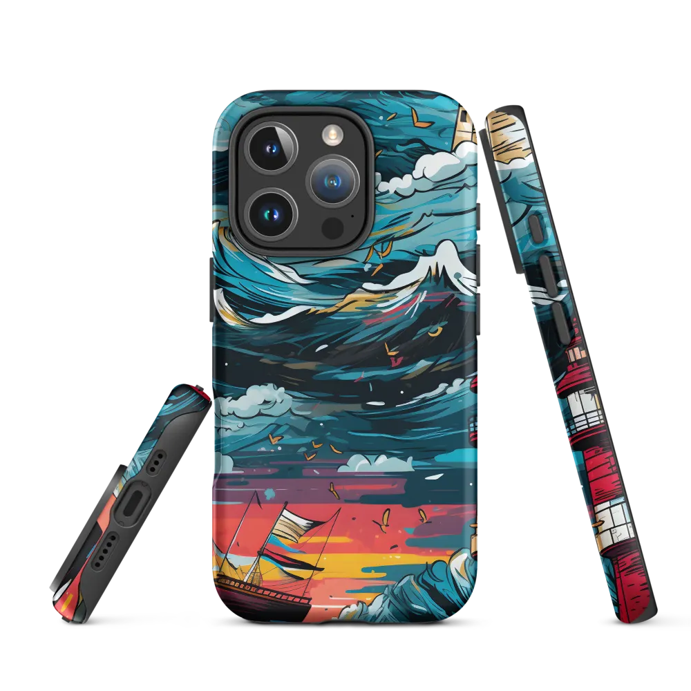 Lighthouses and Waves Design