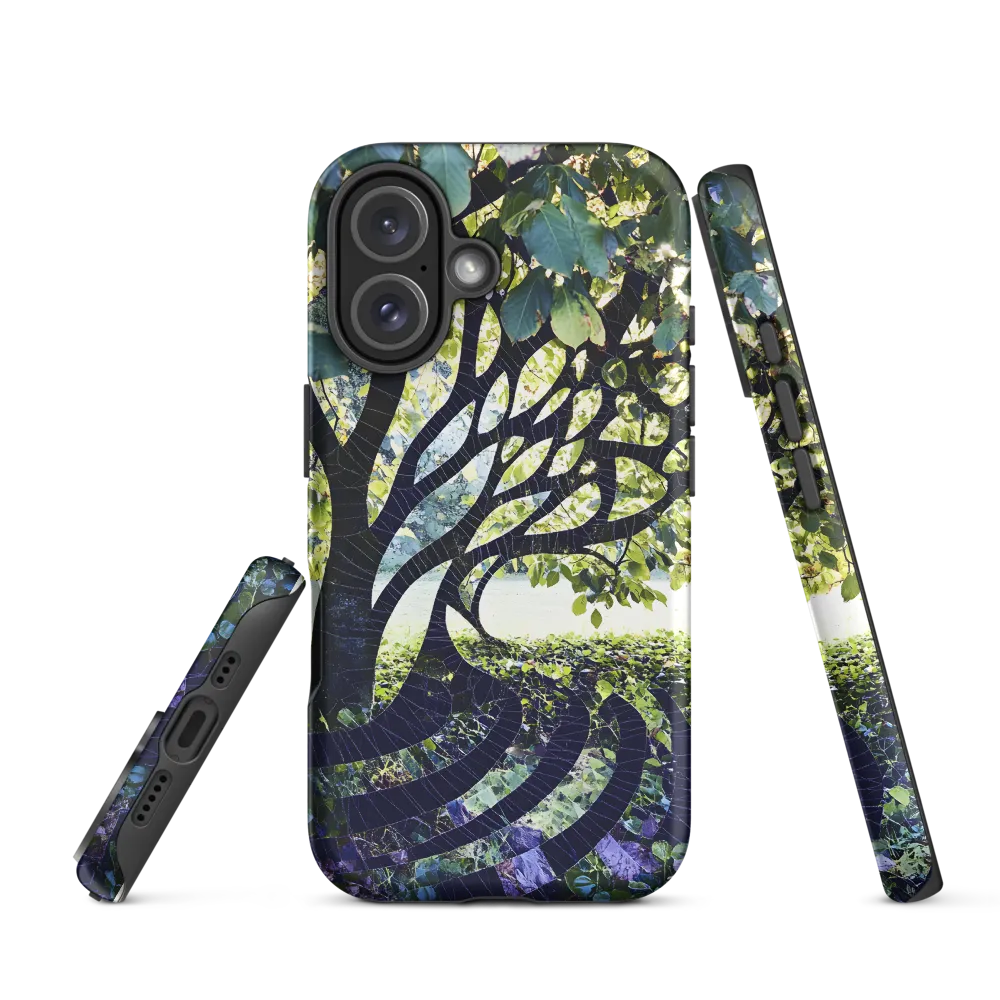 Surreal Tree and Leaves Design | Phone Case