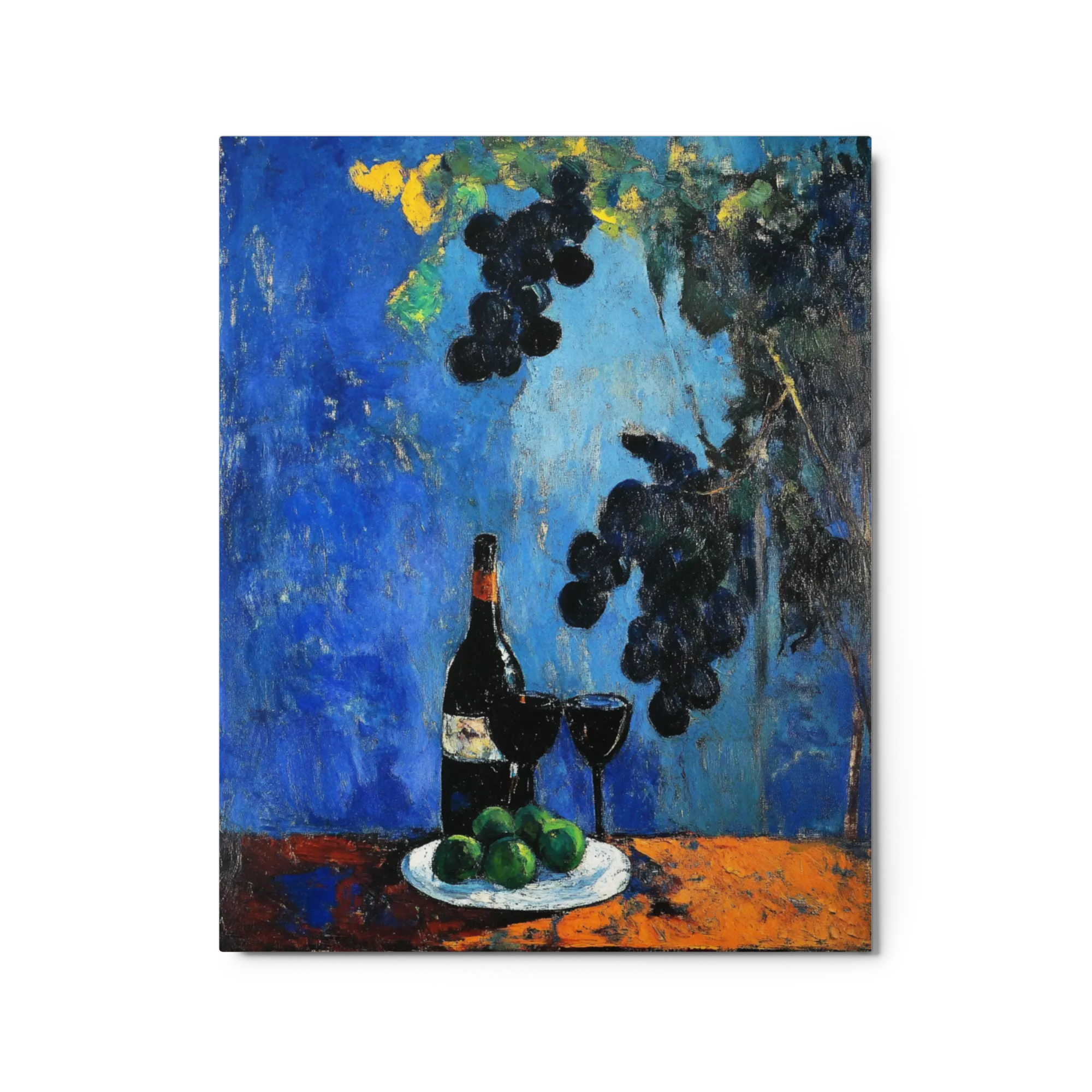 Blue Still Life with Grapes