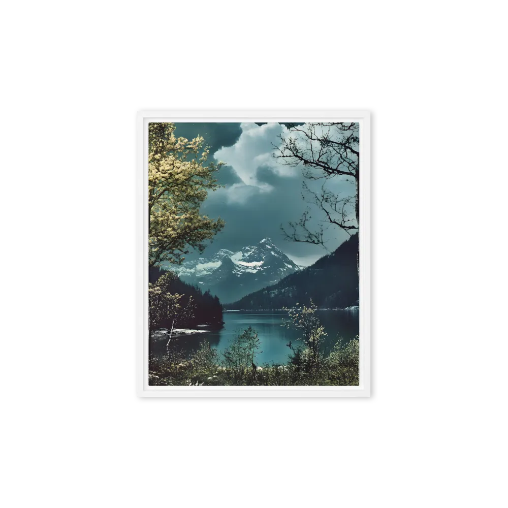 Echoes of the Alpine Lake 
 Canvas | 8″x 12″