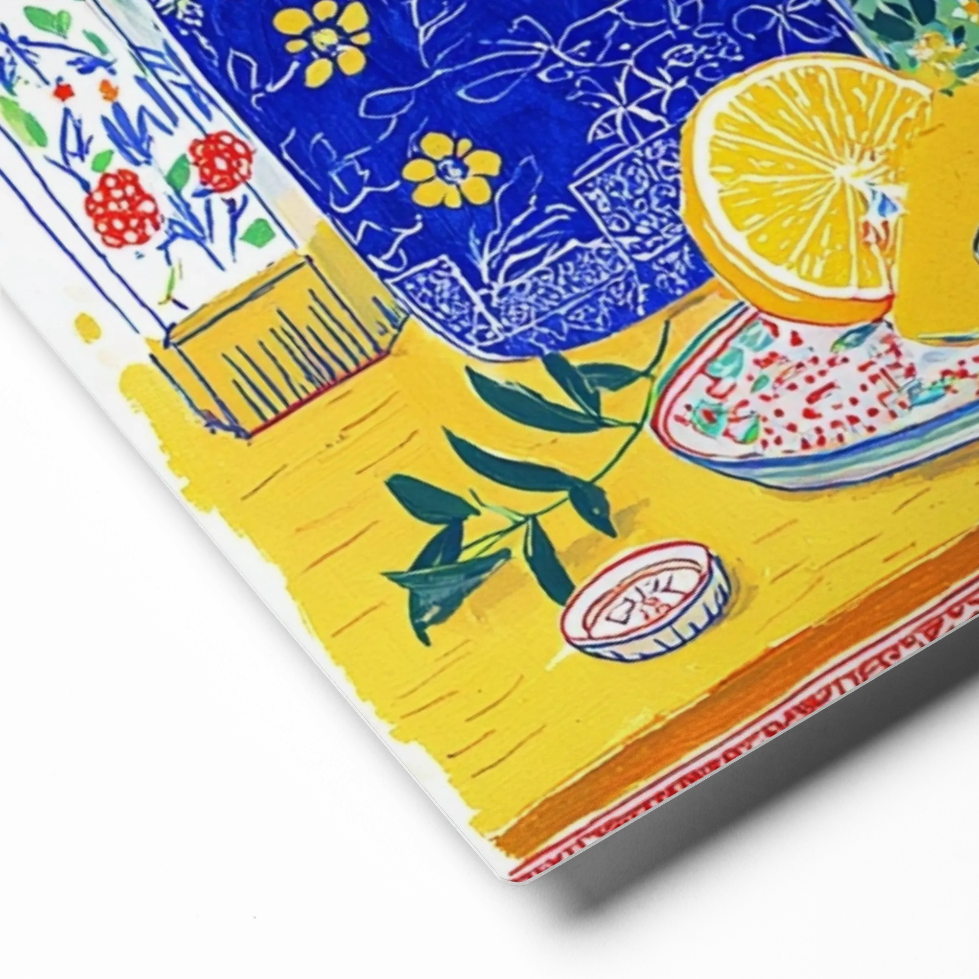 Citrus and Mimosa Still Life | Art Print