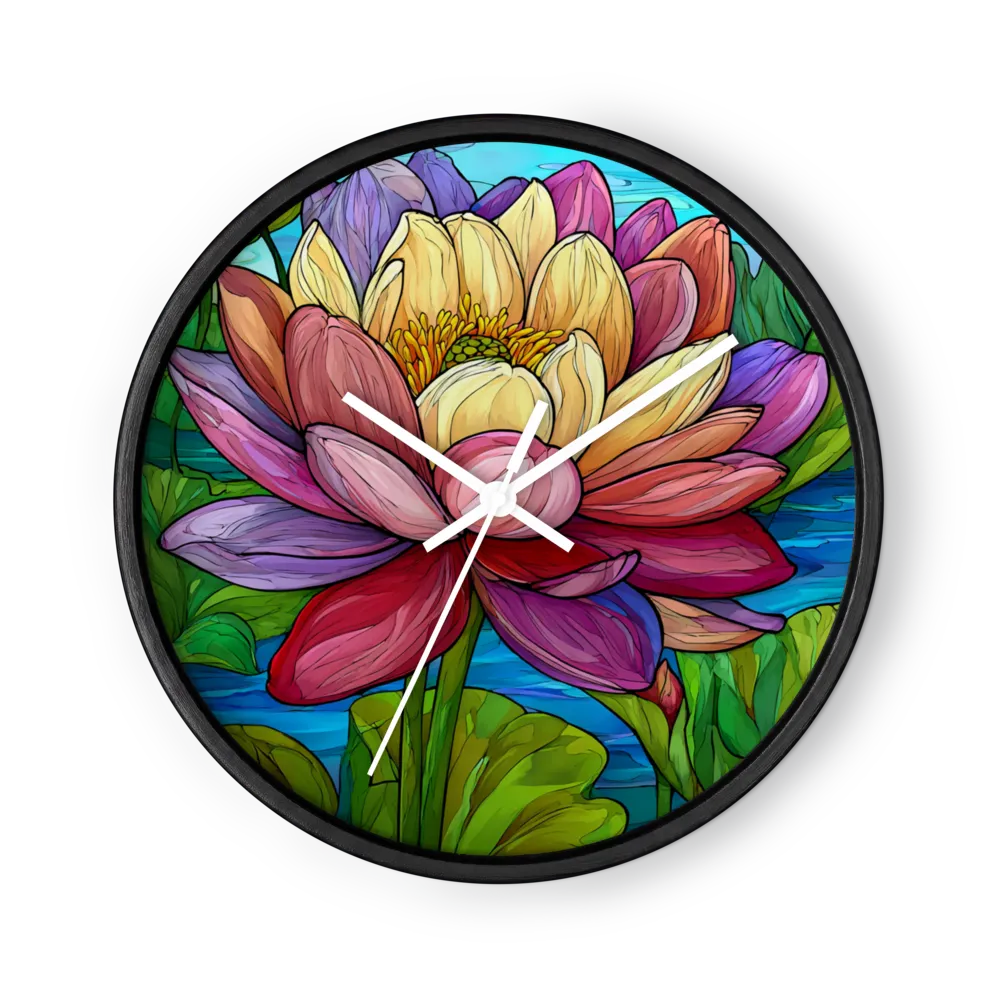 Petals And Feathers In Jewel Tones — Lotus And Crested Bird