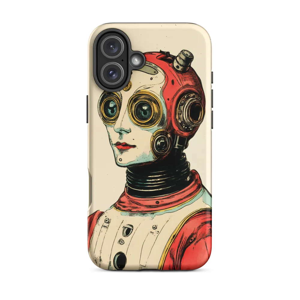 Retro Robot Illustration | Phone Case