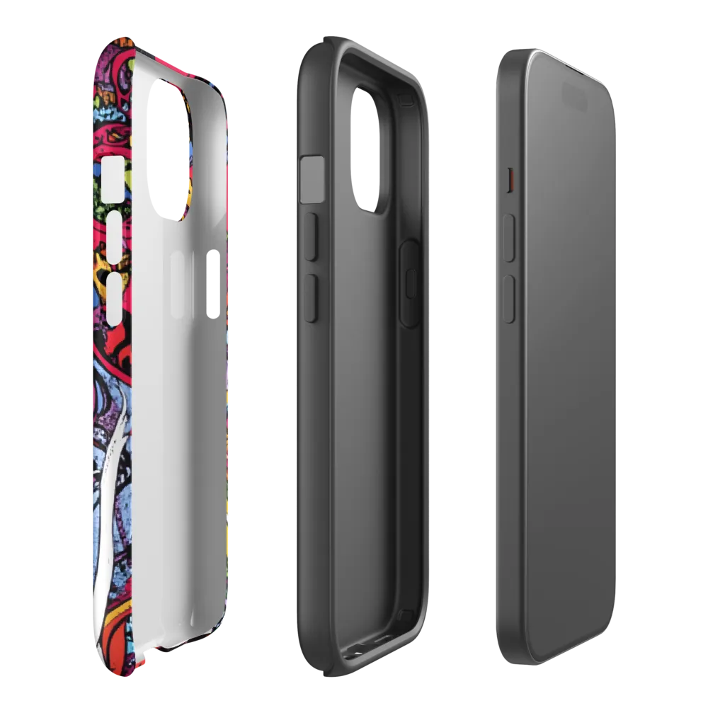 Psychedelic Abstract Silhouette