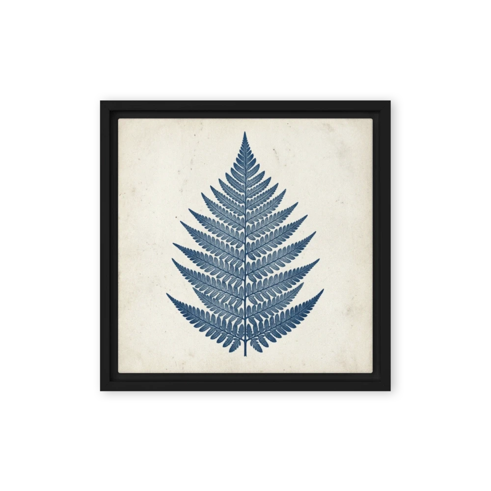 Indigo Fern Study | Art Print