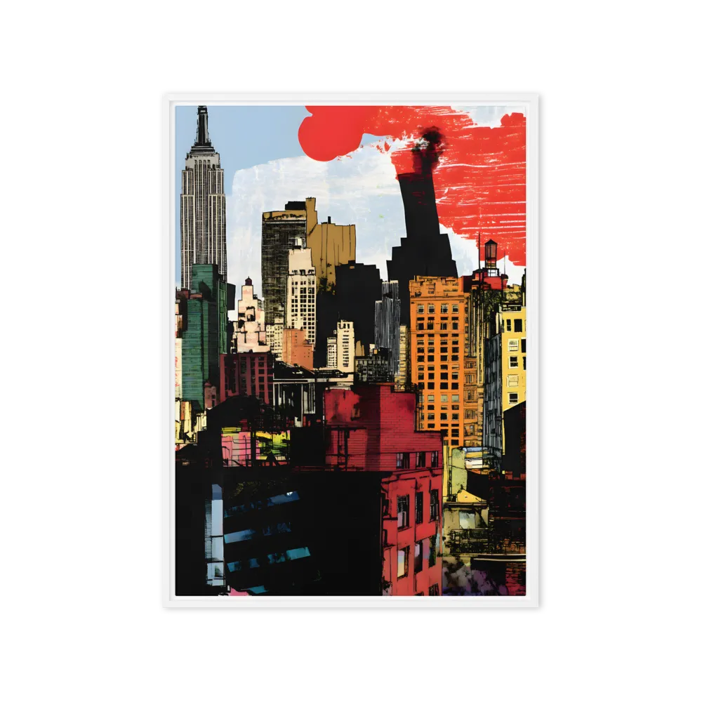 Urban Red Canvas 
 Canvas | 32″x 48″
