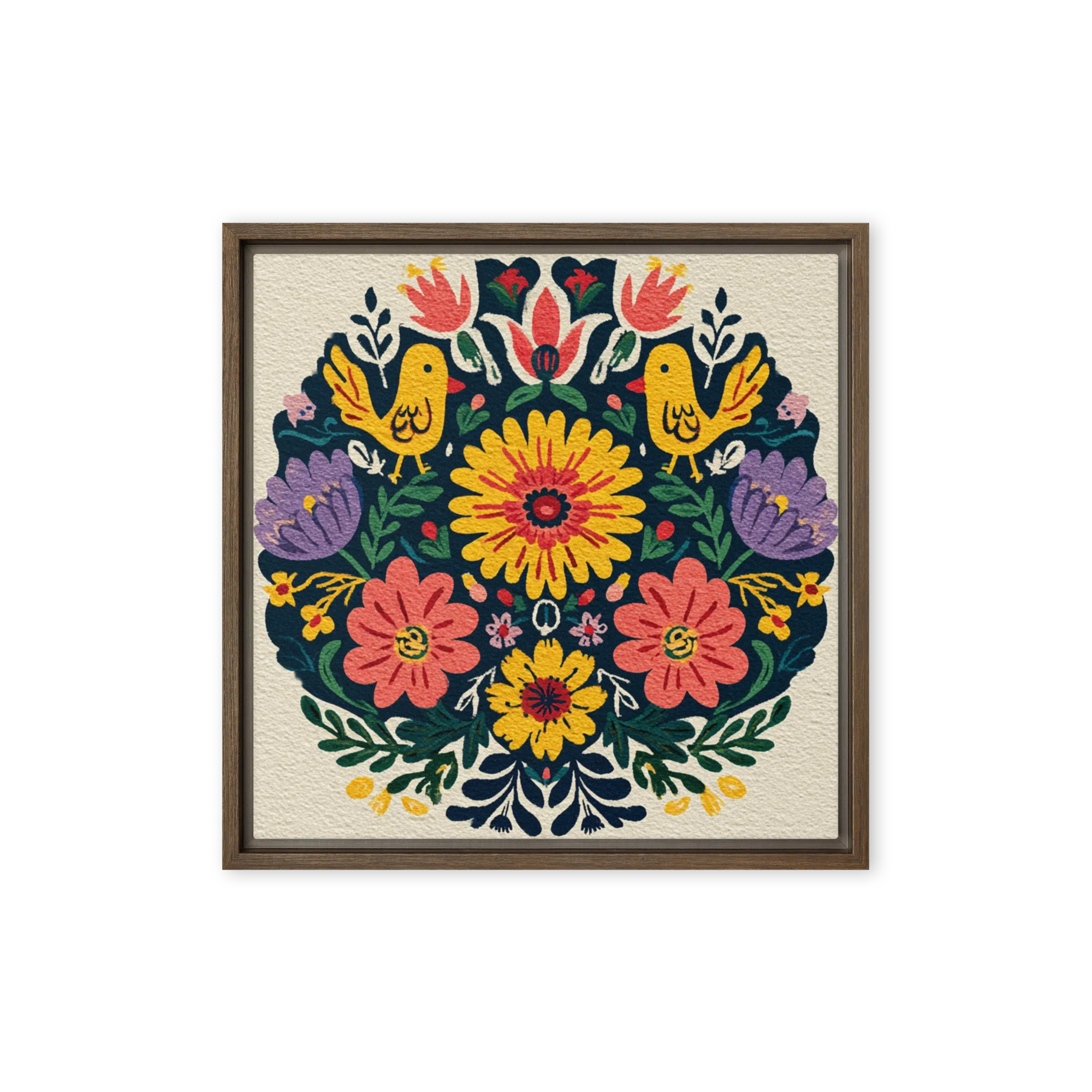 Folk Art Floral Medallion