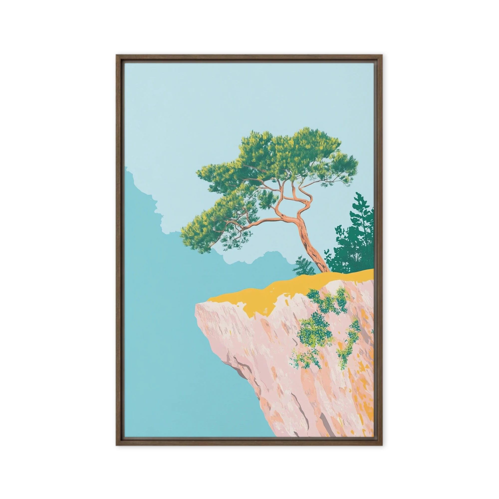 Lone Pine on Cliff | Art Print