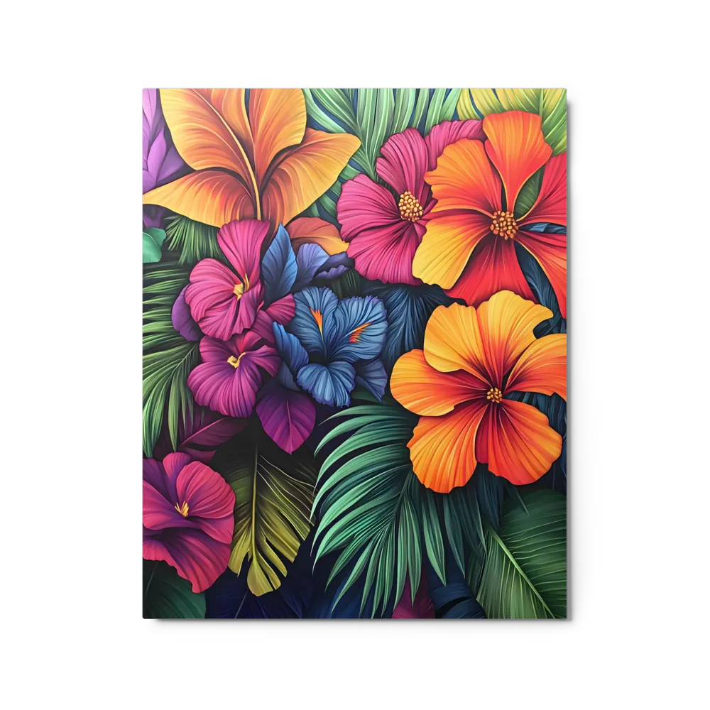 Vibrant Tropical Flower Design