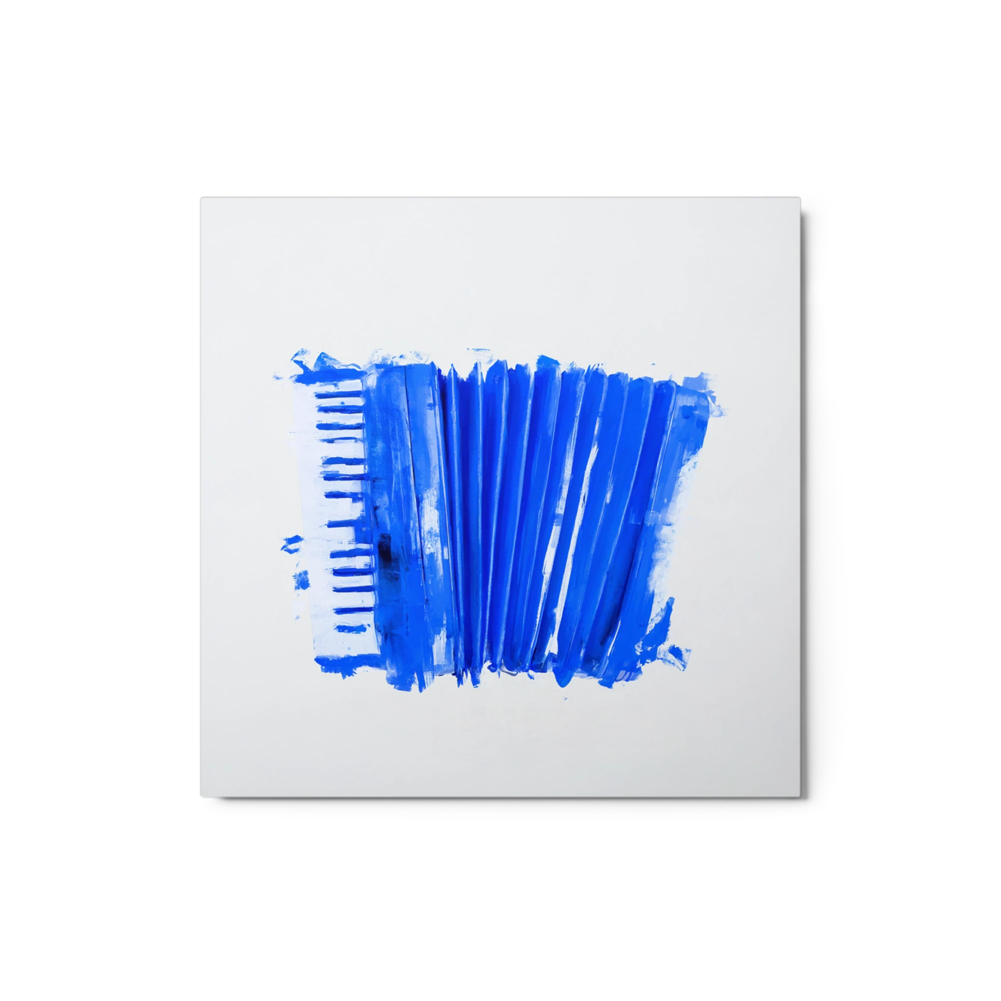 Blue Accordion Expression