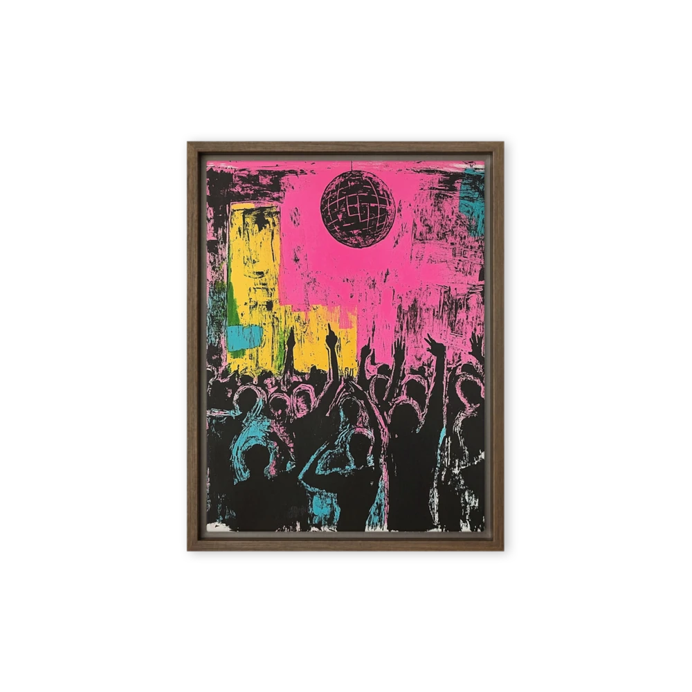 Pink Disco Night | Art Print