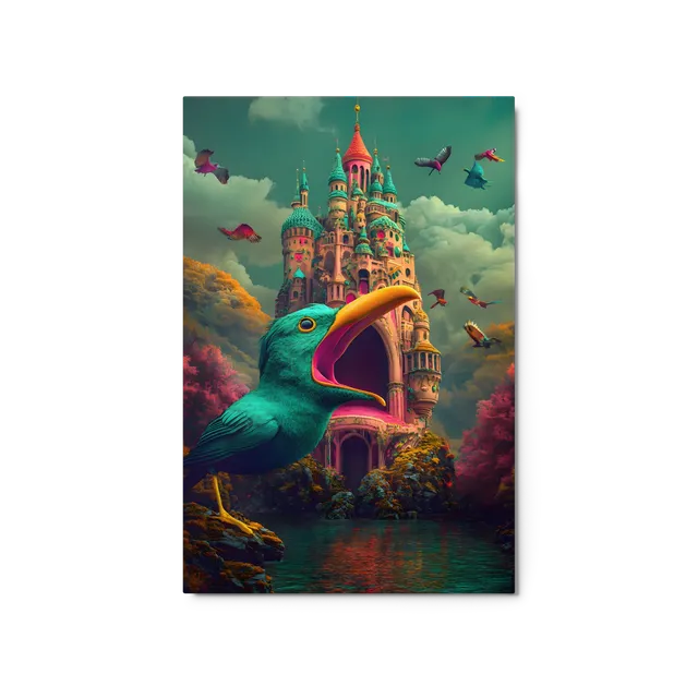 The Awakened Garden Castle | Art Print