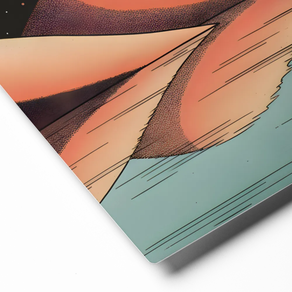Desert Dreamscape 
 Canvas with Brown Frame