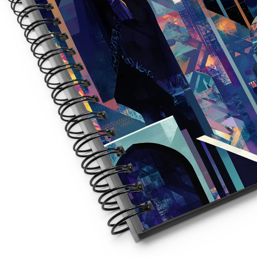 Enigmatic Urban Wanderer 
 Spiral Notebook | 140 pages