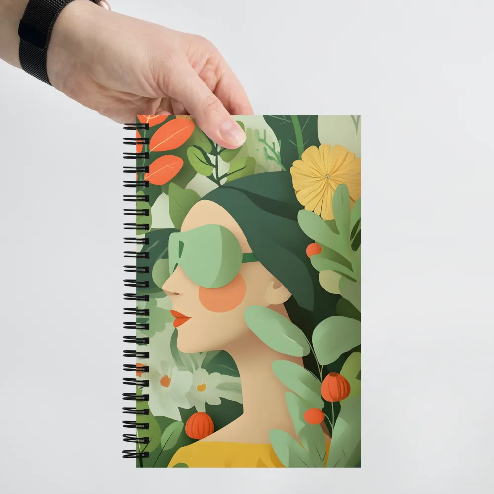 Botanical Serenity 
 Spiral Notebook | 140 pages