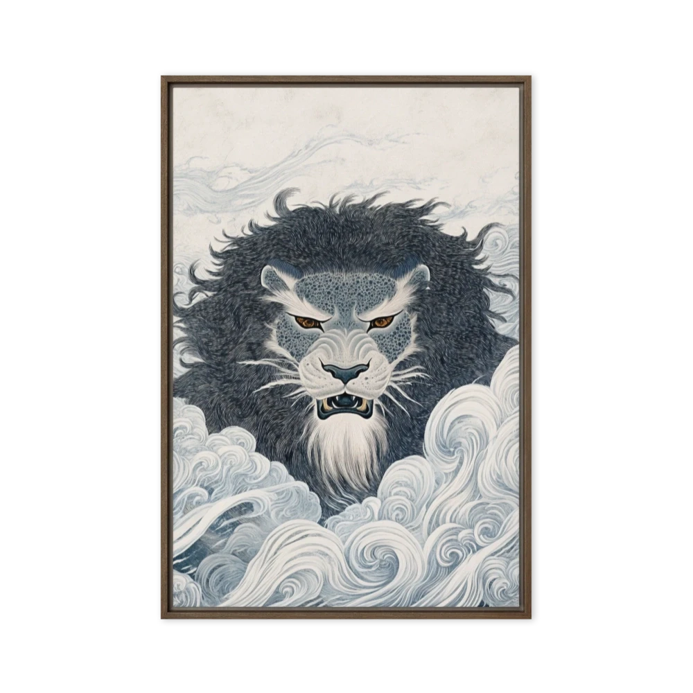 Lion in Waves