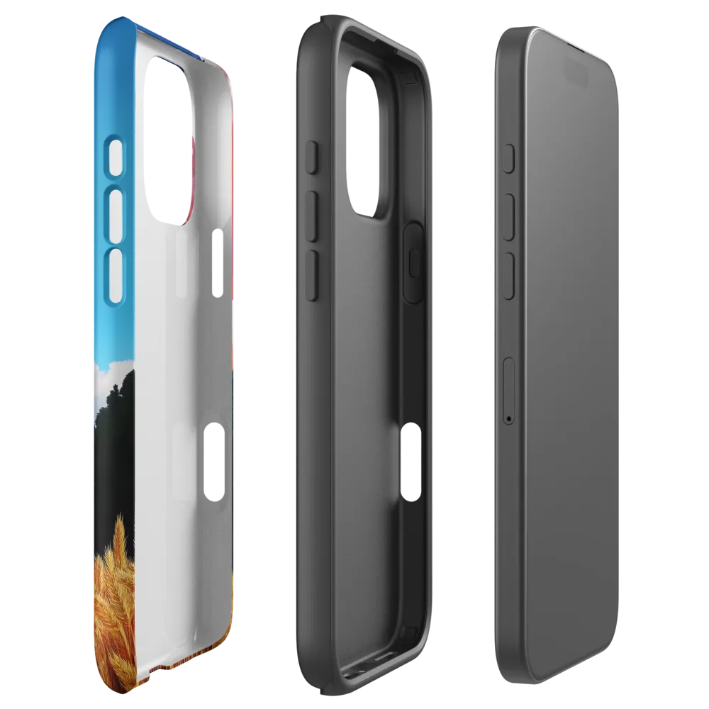 Vibrant Landscape with Wheat Fields | Phone Case