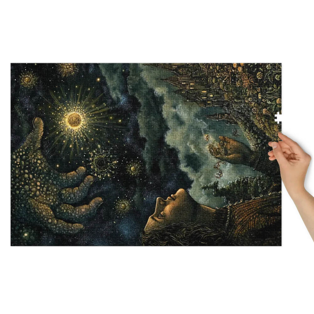 O Alquimista das Estrelas 
 Puzzle em caixa de metal