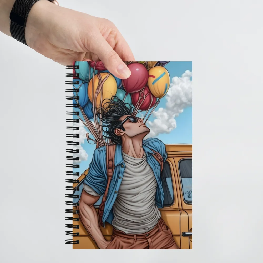 Joyride with Balloons 
 Spiral Notebook | 140 pages