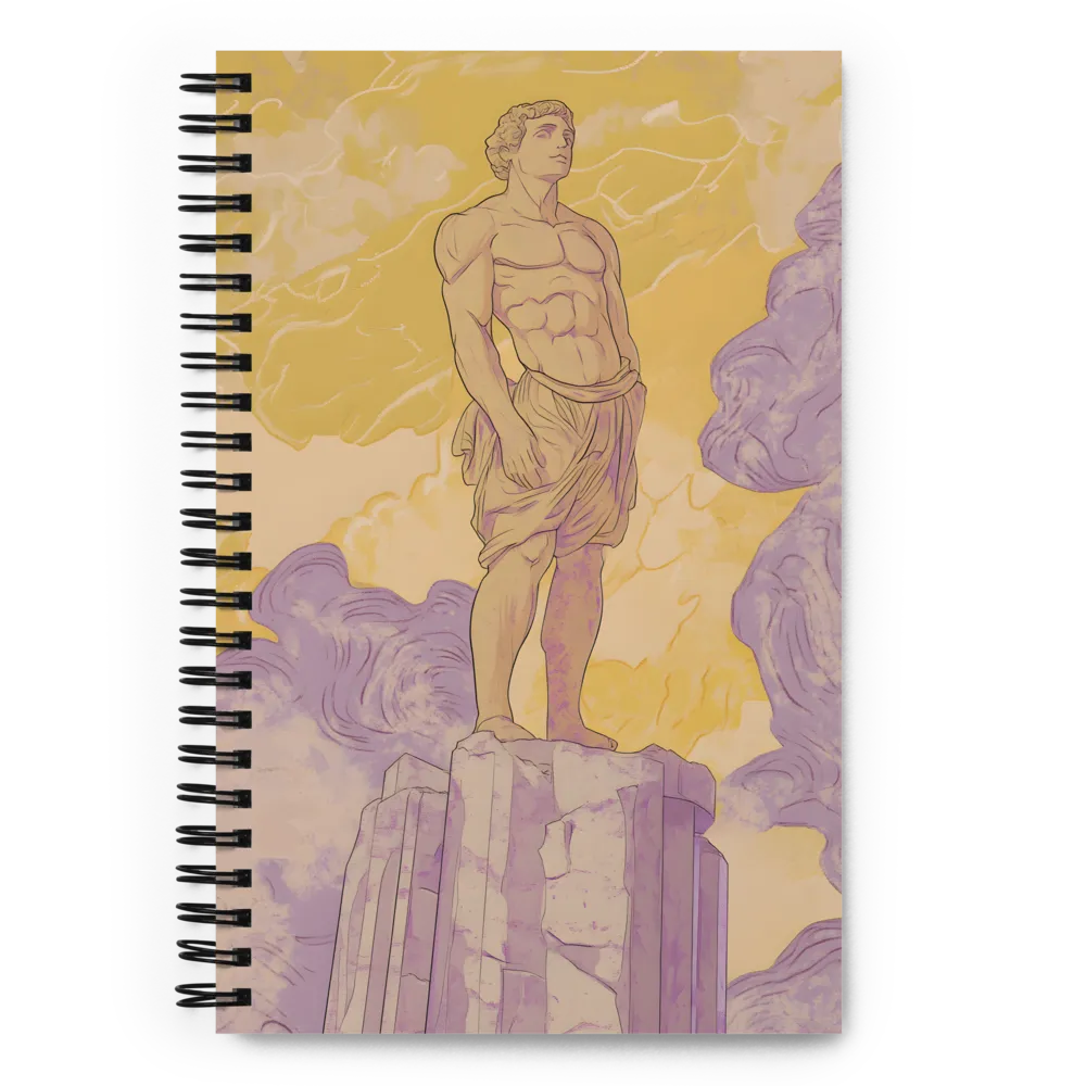 Ascension in Ochre and Lilac 
 Spiral Notebook | 140 pages