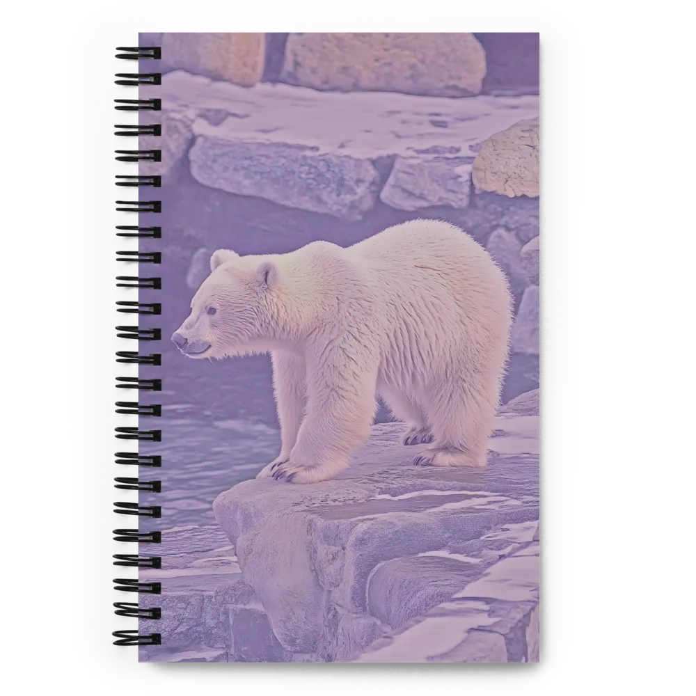 Arctic Sentinel in Lilac Hues 
 Spiral Notebook | 140 pages