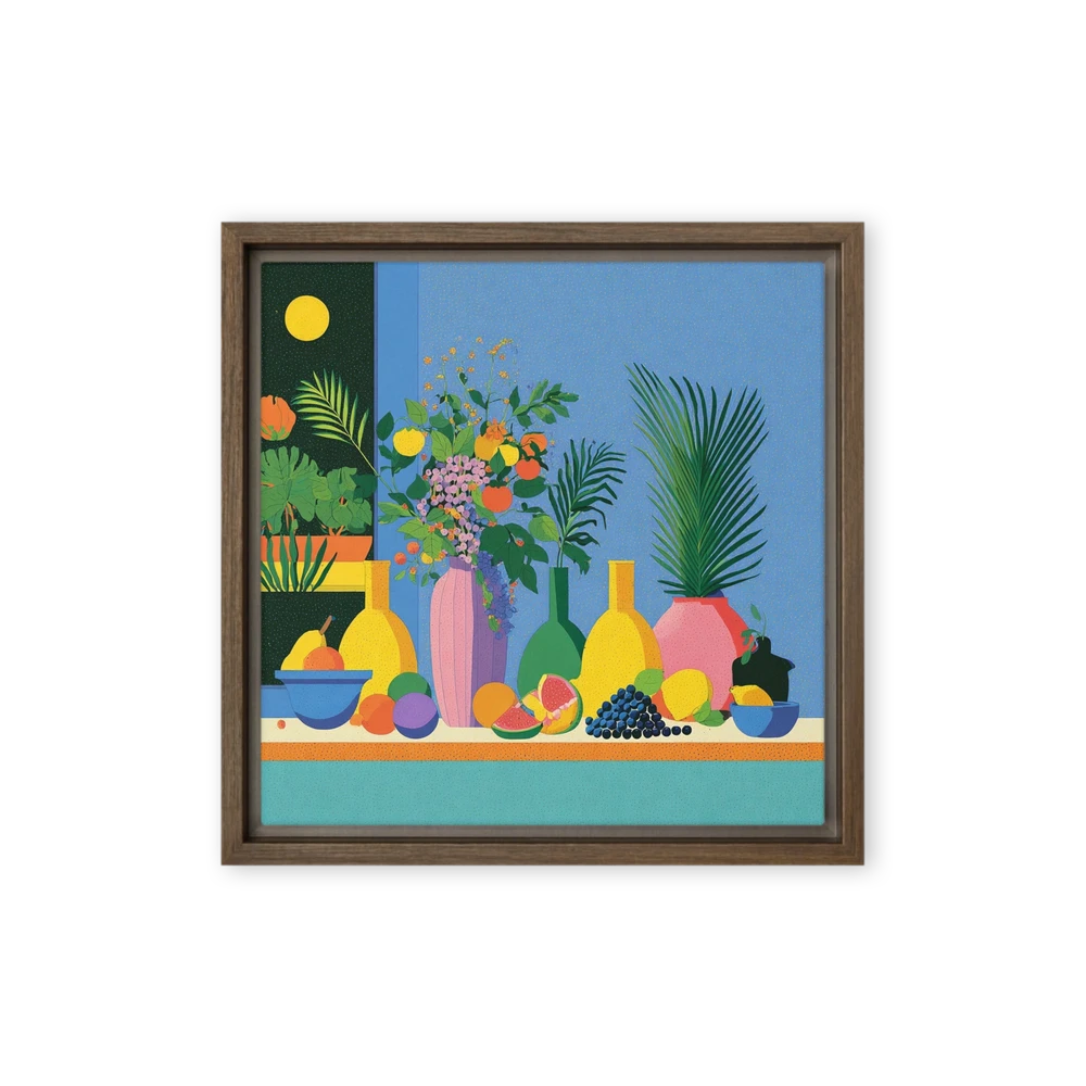 Midnight Botanical Still Life | Art Print