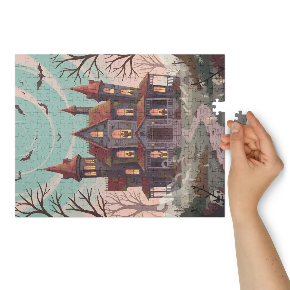 Moonlit Haunted House | Jigsaw Puzzles