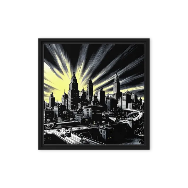 Metropolis Sunburst | Art Print