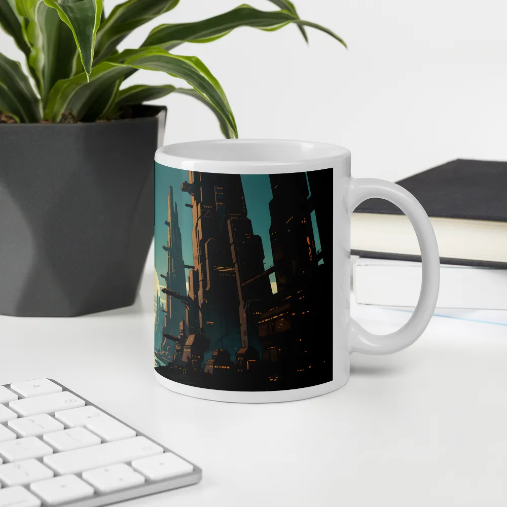 Neo-Canyon City 
 Mug with Red inside | 15 oz