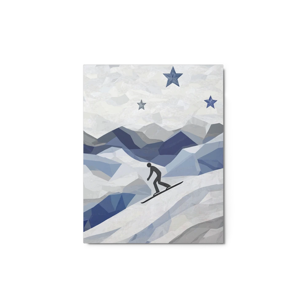 Mosaic Mountain Descent | Art Print