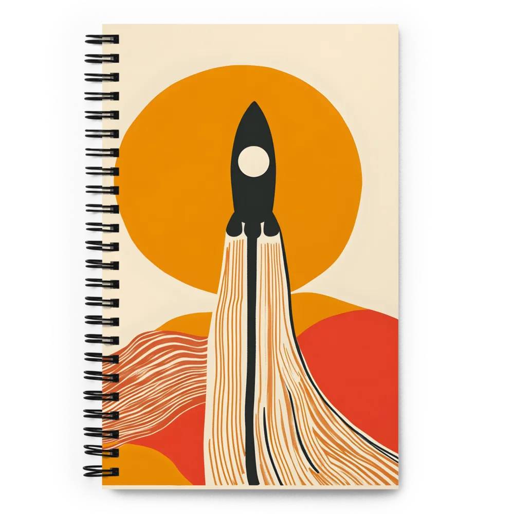 Rocket's Ascent 
 Spiral Notebook | 140 pages