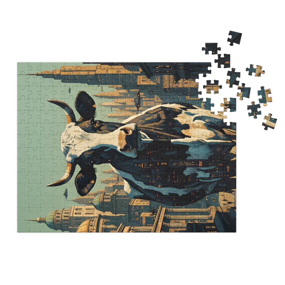Metropolis Cow | Jigsaw Puzzles